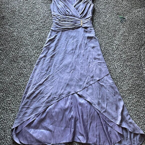 Chadwicks Dresses & Skirts - Vintage Lavender Purple Chadwicks 100% Silk 8 Maxi Prom Dress Eveningwear Formal